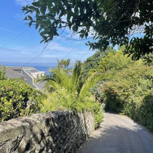 The walk to Porthminster beach